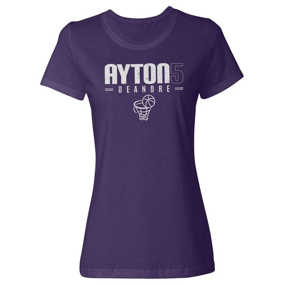 Ayton 5 Basketball Tribute Graphic - Lons Angeles Fan Ladies  Crewneck T-Shirt Unisex T-Shirt L