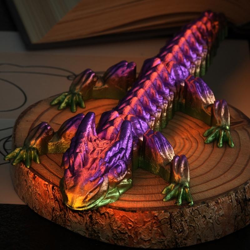 Dragon Crystal Ornament Mold Cute Animal Theme Candle Mould Epoxy Resin Mould for Jewelry Making and Handmade Craft