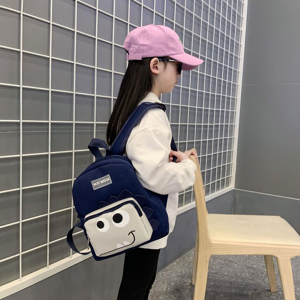 Adorable Cartoon Animal Backpack For Kids With Breathable Canvas Material