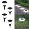 LED Solar Outdoor Lights Waterproof Atmosphere Ground Light Garden Decoration Fence Stake Lawn Lamp Porch Walkway Decor 1~ 8Pcs