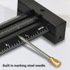 Aluminiumlegierung Winkelmesser Doppelnadel Holzbearbeitung Anreißer Anreißschablone Für Schreiner