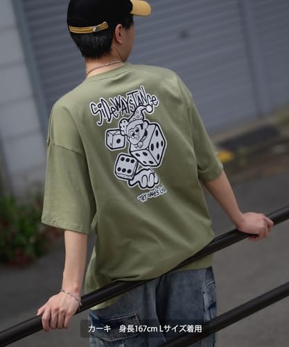 IMPROMES SIDEWAYSTANCE Men's Short Sleeve Die Print T-Shirt, Black, 70121