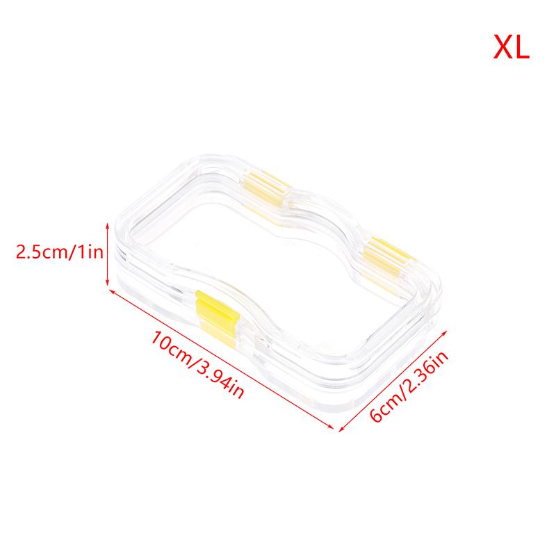1Pcs Plastic Dental Lab Storage Box with Film Denture Teeth Container Case - False Tooth Case Box with Membrane for Dental Lab