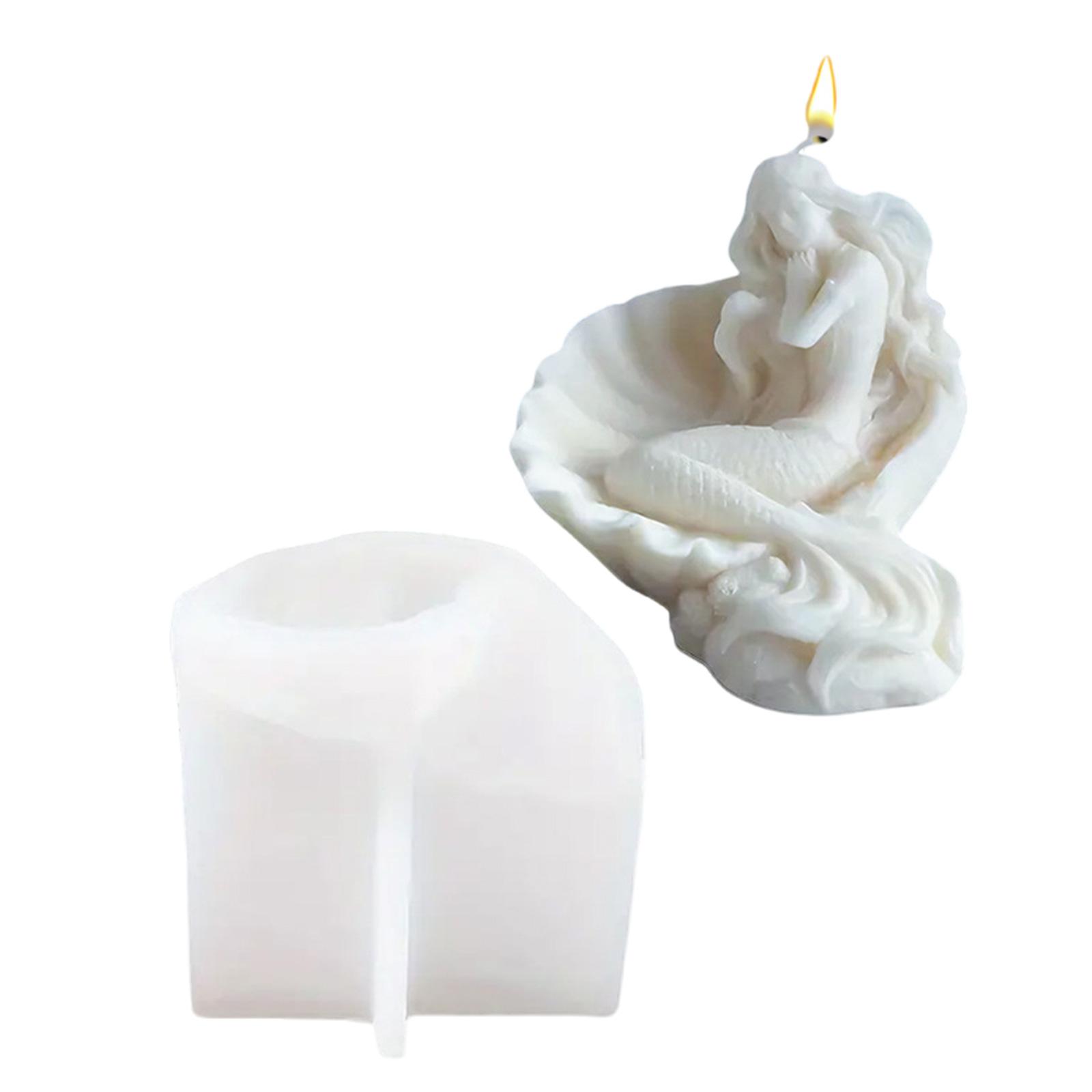 

Силиконовая форма для свечей в виде ракушки-русалки своими руками, уникальная форма для изготовления свечей в виде ракушки-русалки, легкоочищаемая силиконовая форма для аксессуаров