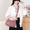 Borsa a tracolla in nylon multi-tasche con tracolla larga regolabile Borsa a spalla casual per donna Viaggi quotidiani