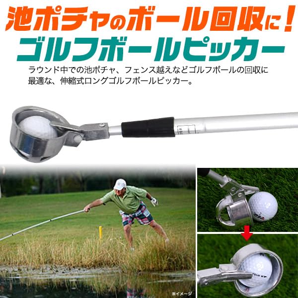 PLATA Golfballsammler. Kann auch Bälle von Ike Pocha sammeln.