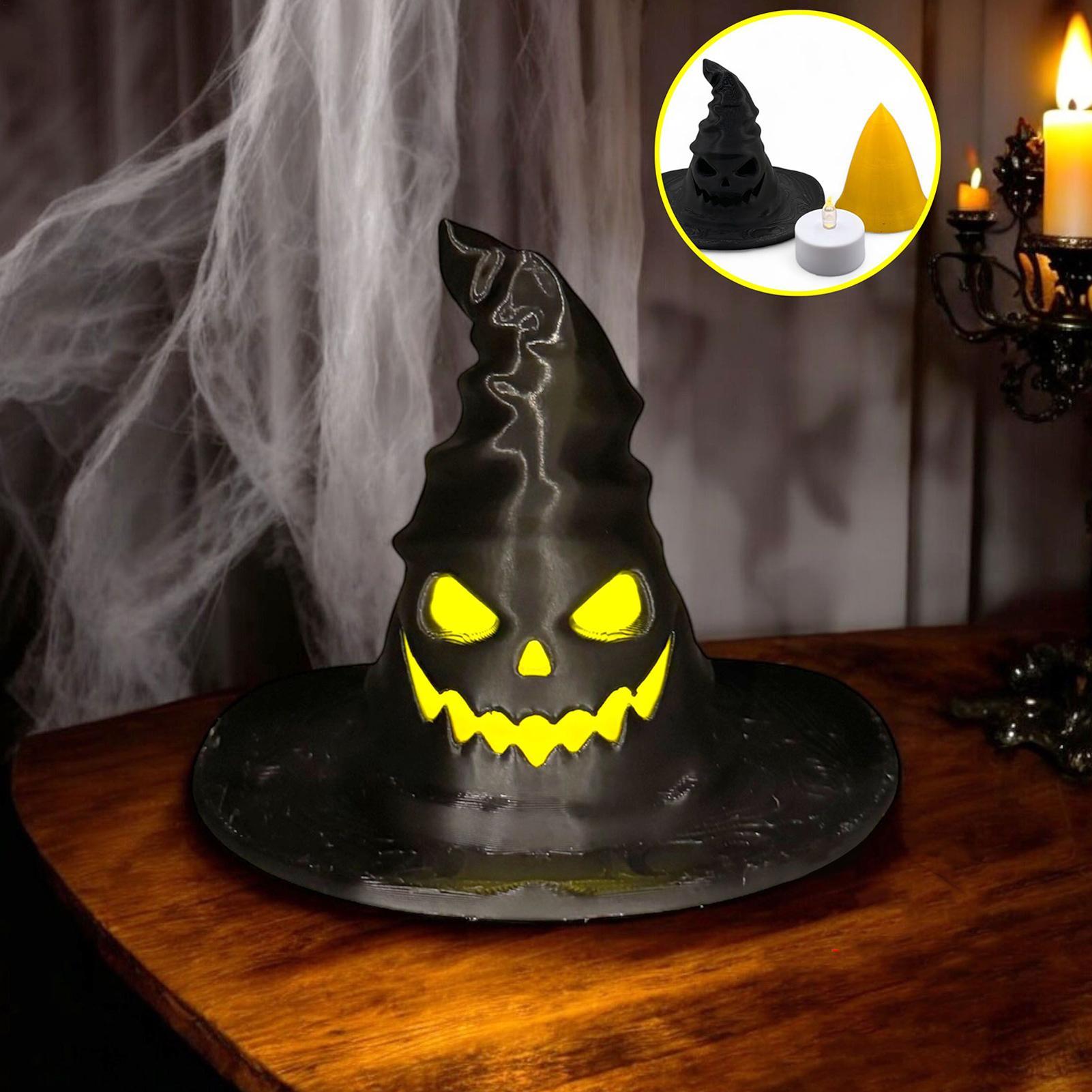 Подсвечник-Шляпа Ведьмы Странное Украшение для Свечи Подсвечник-Шляпа Ведьмы Украшение для Хэллоуина Украшение Ведьмы China Mainland