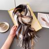 Women's Winter Classic Plaid Scarf Thicken Student Long Shawl Lovers Thicken To Keep Warm Neckerchief Scarves Bufanda Tassel