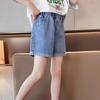 Dżinsowe Szorty Letnie dla Dziewczynek Dziecięce Luźne i Cienkie Spodnie Letnie do Noszenia na Zewnątrz