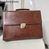 Men's Business Handbag Password Lock Briefcase Rero Portfolio Attache Case Large Capacity Office Computer Bag