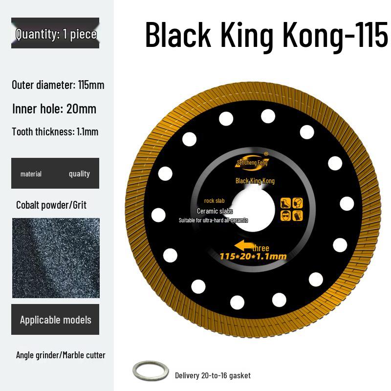 Xinchengfeng Stone Cutting Disc for Angle Grinder – Dry Cut Blade for Jade, Tile, Marble