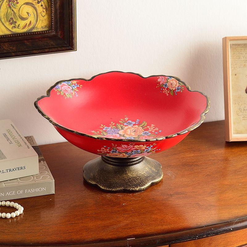 Retro Ceramic Fruit Bowl Set for Living Room and Dining Table