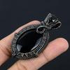 Black Onyx Jewelry, 999 Copper Wire Wrapped Pendant Handmade Gemstone Jewelry, Gifts For Wife Brand New Pendant