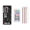 2*25W Bluetooth 5.3 Amplifier Board DC 7.4-12V MP3 Decoder FM 87.5-107.5MHz Power Off Memory for Trolley & Handheld Speaker