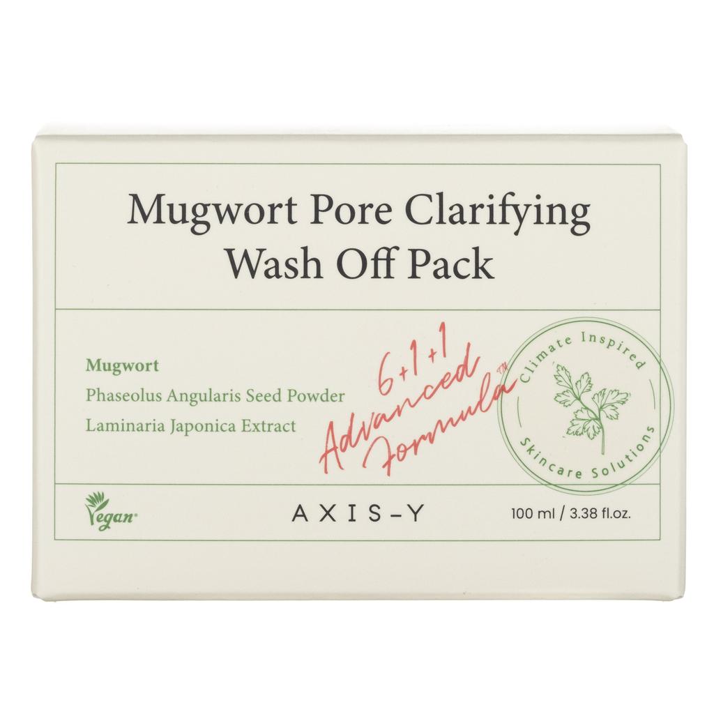 Axis-Y Mugwort Pore Clarifying Wash-Off Pack Facial Mask 100ml