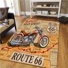 Tappeto Tappeto Stampato 3D Tappetini Antiscivolo Zerbino Poster Classico Moto Auto Retrò Tappeti Soggiorno Camera da Letto Decorazioni per la Casa