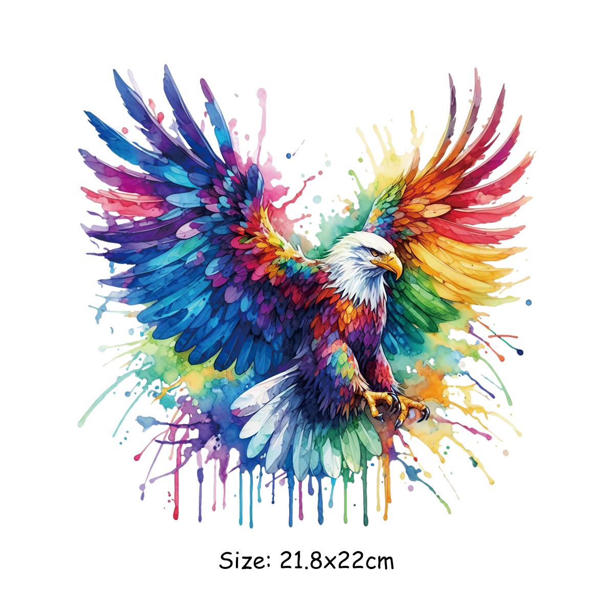 

Термопечать Акварельные животные Набор Футболки Наклейки Одежда Термопресс Аппликация Нашивки для одежды своими руками Легко вырезать