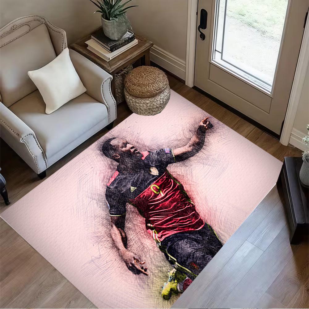 Arsenal Star Van Persie Carpet Design for Dormitory Dining Room Foyer Kitchen Anti-slip Rug Office Home Decor