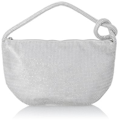 [Kashkash] Rhinestone Crescent Shoulder Bag