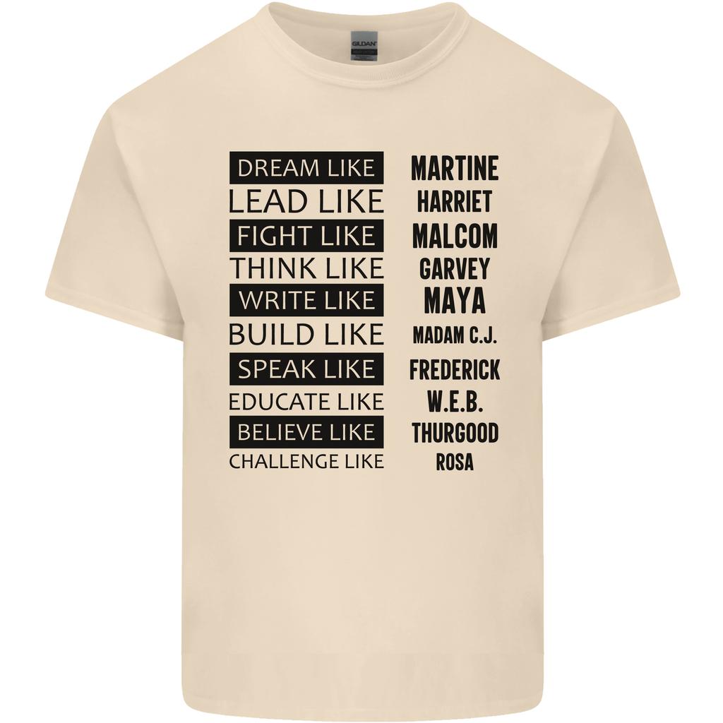 Dream Like Black Lives Matter History Month Unisexs Light Cotton TShirt