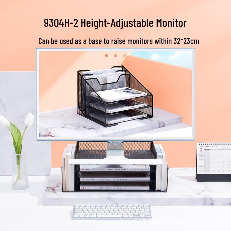 ZANYANG Metal Double-Layer Vertical File Organizer