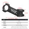 WAKE Bicycle Stem 25degree 35degree Bike Handlebar Stem 60/70/80/90/100/110mm Ultralight Mtb Power 31.8mm Bike Table