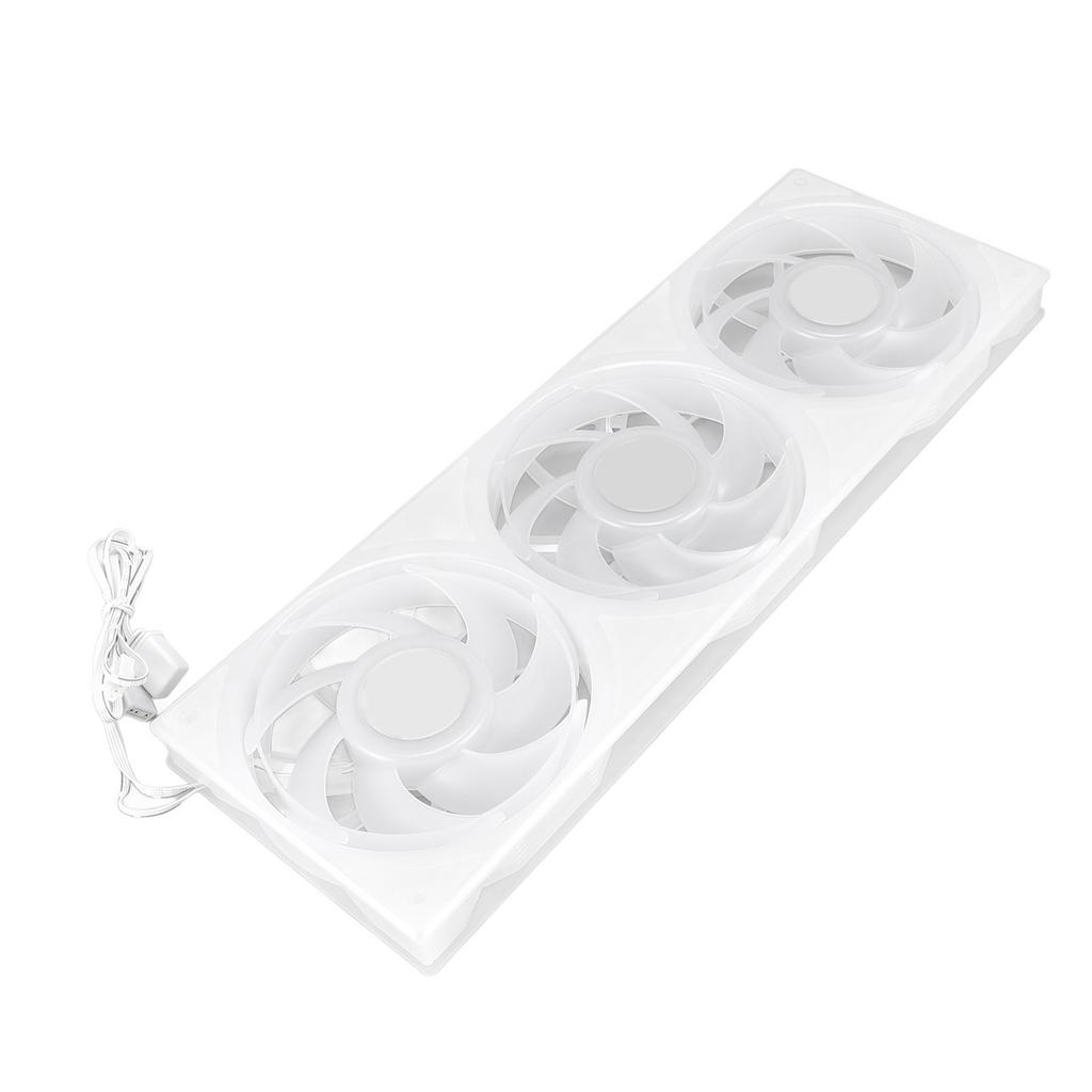 360mm 3 in 1 Computer Case Fan 5V ARGB 2200RPM 4 Pin PWM MFDB Dynamic Pressure Bearing 7 Blades Quiet Case Cooler Fan for PC