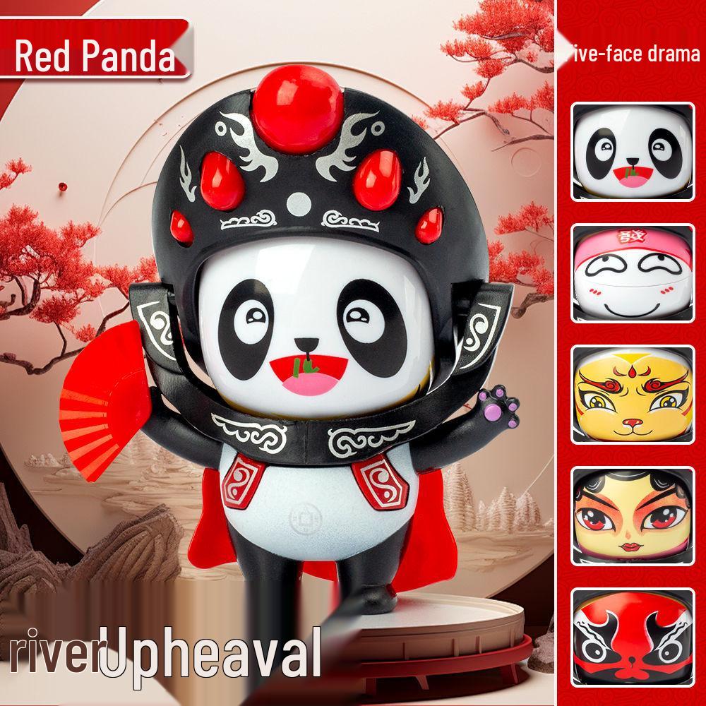 [Special Delivery] Panda Face-Changing Doll: Sichuan Opera Souvenir Toy Mask
