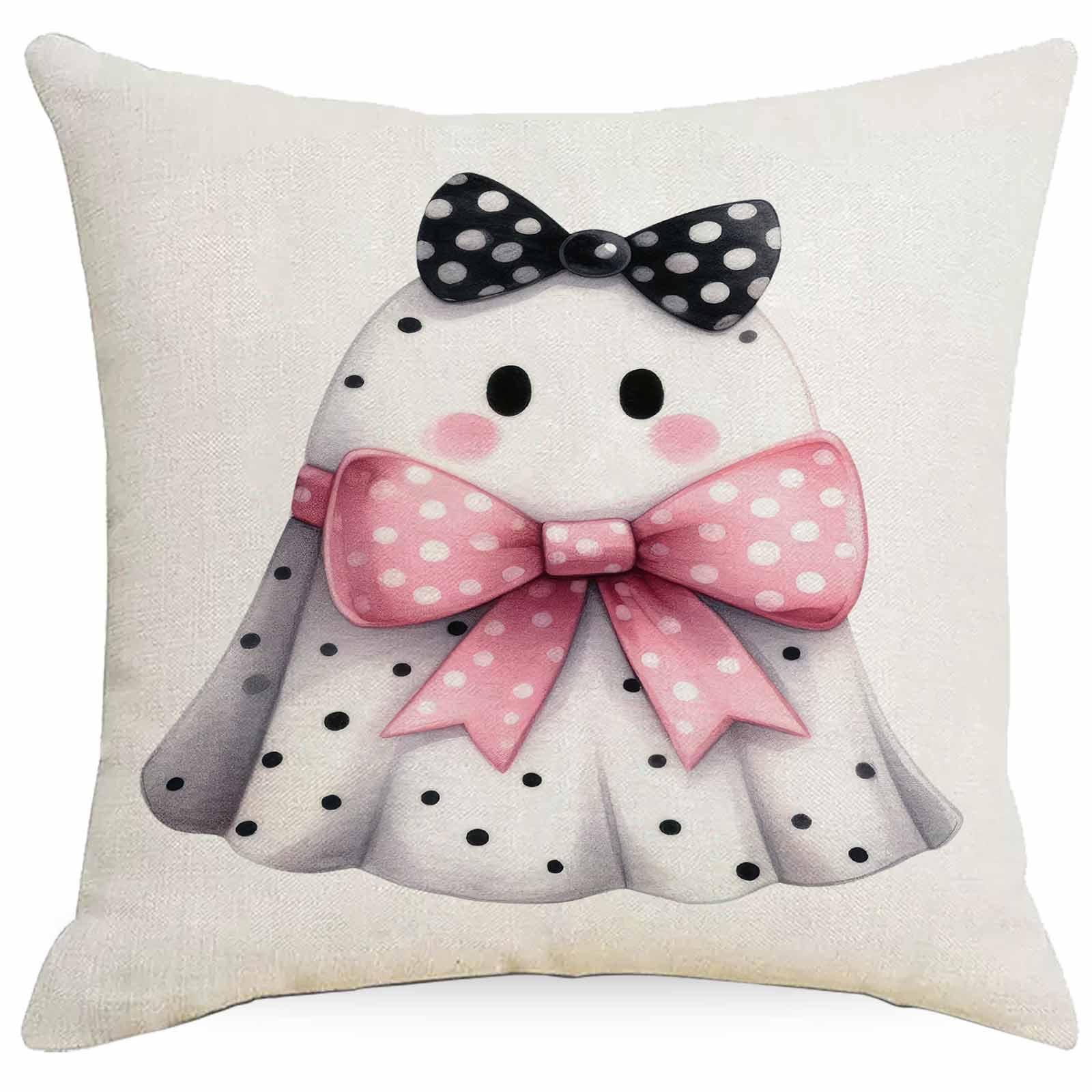 

Новый Хэллоуин Тыква Кот Точечный Пушистый Чехол Праздничное Украшение Диван Гостиная Подушка 45 * 45Cm