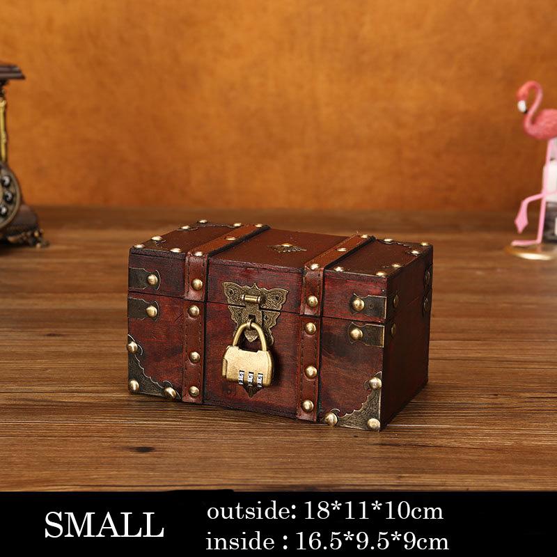 Home & Garden Extra Large 16"x11"x11" Pirate Treasure Chest Box Antique