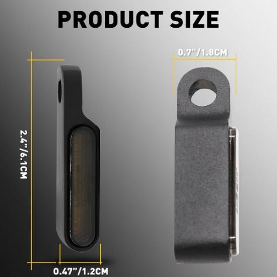 Motorcycle LED Turn Signals Amber Blinker Running Light For Yamaha Chopper EOA