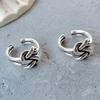 Fashion 925 Silver Tie a Knot Rings For Women Wedding Luxury Jewelry Accessories Items With