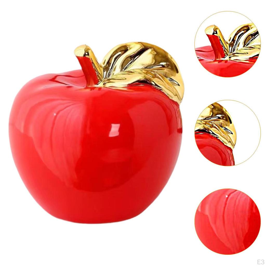 Figurine Statue Collectible Nordic Fruit Sculpture Fruits Ornament for Bedroom Entryway Table