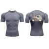 Men's Compression Shirt Sweat-Resistant Short Sleeve Quick Dry Gym Workout Stretchy Quick-Drying Moisture-Wicking Sweat Absorbing Tight Fit Top