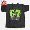 Six Seven 67 Graffiti Hip Hop T Shirt S 3XL YOUTH ADULT Vintage Washed Versatile Top For Everyday Wear Casual Stretched Unisex