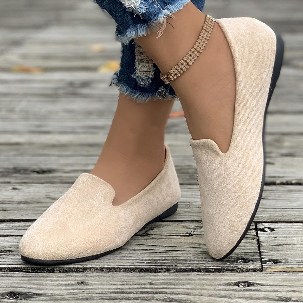 Large Size Mary Jane Shoes Spring and Autumn New Shallow Mouth Round Head Flat Bottom Fashion Single Shoes Casual