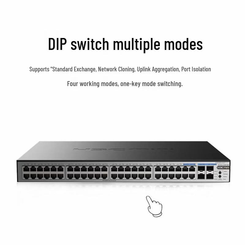 H3C 48-Port Gigabit PoE Unmanaged Rack-Mount Switch S1252F-PWR