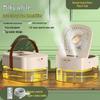 Portable USB Silent Humidifying Spray Fan with Timer & Remote