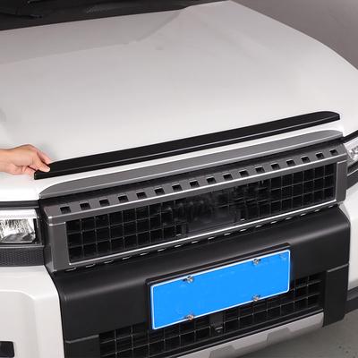 For Toyota Land Cruiser 250 Prado LC250 2024 2025 ABS Car Exterior Front Hood Bonnet Grille Lip Molding Cover Trim Accessories