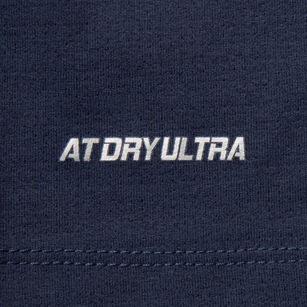 Li-Ning Quick-Dry Simple Letter Logo Print Comfortable Round Neck Short Sleeve T-Shirt Men Tops Navy-Blue ATSV399-10