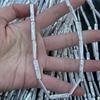 1 Strand Natural Freshwater Stick Bar Pearl Beads 5x21mm White Silver Baroque Rectangle Pearls 36cm for DIY Necklace Jewelry Making