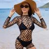 Sexy Underwear Onesie Long Sleeve Sexy Mesh Seduction Hip Skirt Tights Perspective