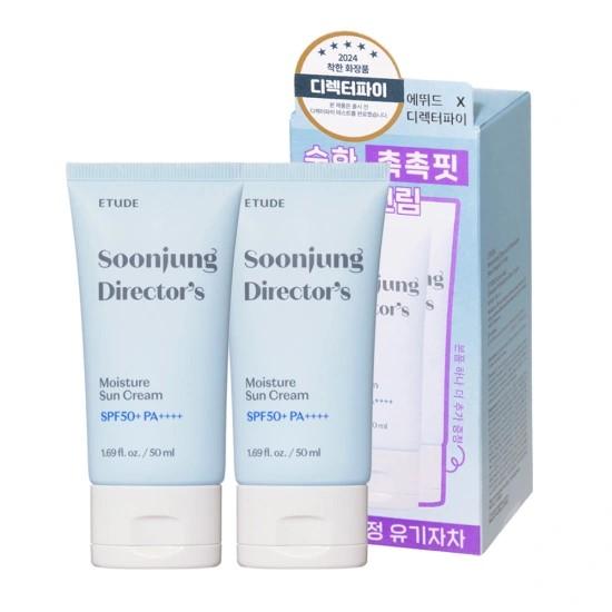 [1+1] Набор из двух солнцезащитных средств ETUDE Soonjung (Увлажняющий солнцезащитный крем от Director
