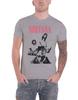 Nirvana T-shirt Bathroom Photo Band Logo New Official Mens Grey