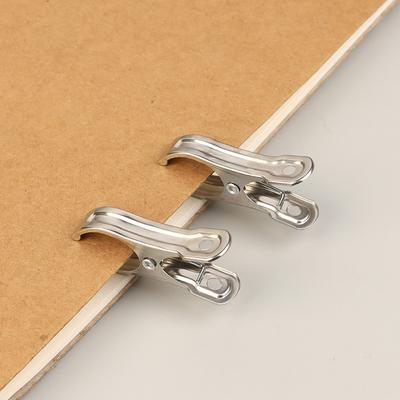 20Pcs Stainless Steel Laundry Clip Pool Beach Towel Clips Clothes Pins Garden Plant Grafting Clips Clothing Quilts Clamps