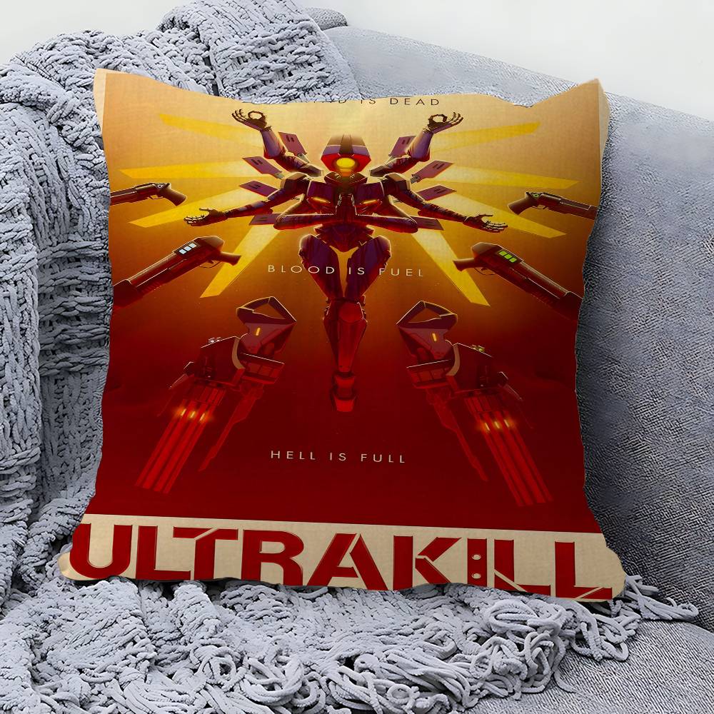

Game ULTRAKILL Pillow Anime Pillow Sofa Bed Head Pillow Cover Cushion Cover x cm Fashion 30X30cm