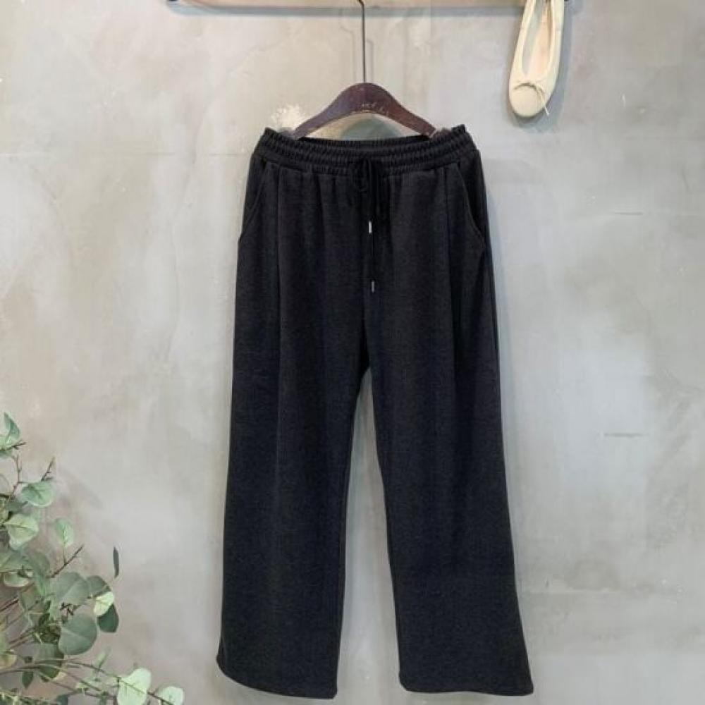 C S In The Room Kobu fleeCe Wide trouSerS 3 Length 3Color