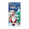 Ornaments Santa Claus Decoration 90x185cm Christmas Door Cover Christmas Hanging Cloth  Porch Home