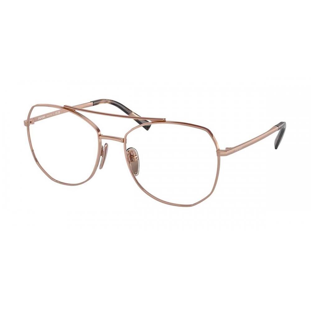 

Prada Pr A58v Zvf1o1 Women Eyeglasses Rose Gold/54-17-135