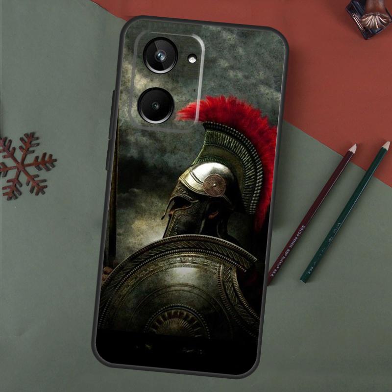 

Spartan Warrior Soldier Case For Realme C55 C51 C75 C63 C61 C53 C35 C65 C67 C71 11 12 13 14 15 Pro Plus GT6 GT7 Pro Realme C53